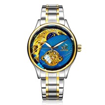 Sewor Men&#39;s Automatic Mechanical Watch Men&#39;s Watch Hollow Tourbillon Luminous Wa - £67.14 GBP