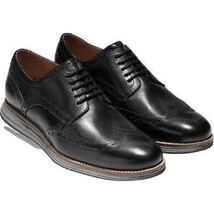 Mens COLE HAAN Shoes OriginalGrand Wingtip Oxford Lace up Comfort C26470 Black image 9