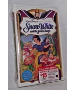 Disney Snow White Seven 7 Dwarfs First Time Clam Shell Sealed New Video ... - £15.46 GBP