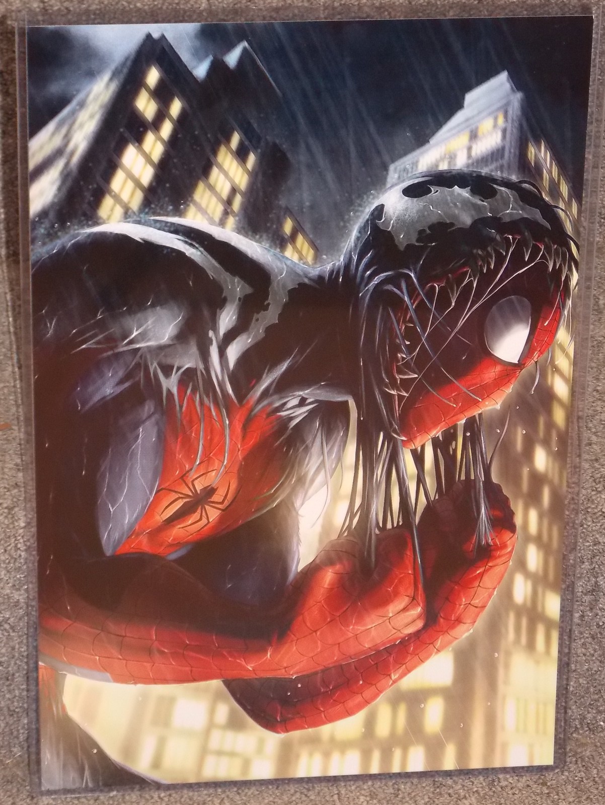 Primary image for Marvel Spider-Man Glossy Print 11 x 17 In Hard Plastic Sleeve