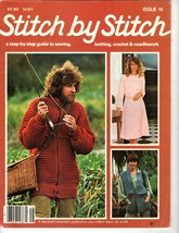 Stitch by Stitch Magazine Issue 16 1982 Guide to Sewing, Knitting and Crochet - £4.71 GBP