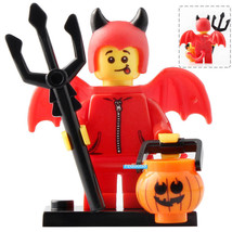 Little Devil Halloween Series 16 Collectible Lego Compatible Minifigure Blocks - £2.33 GBP