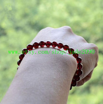 Free Shipping - Tibetan Buddhism Natural Red Garnet meditation yoga  Prayer Bead - £18.95 GBP
