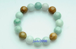 Free Shipping - 12mm Grade AAA Natural  Jadeite Jade beads charm beaded jade ros - £36.16 GBP