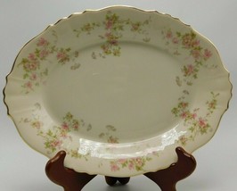 VTG Syracuse China Stansbury Federal Shape Gold Trim Serving PLATTER 12&quot; x 9&quot; - £21.77 GBP