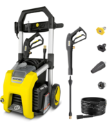Kärcher Pressure Washer K1700, 3 Spray Nozzles, Detergent Tank, For Cars... - $139.99