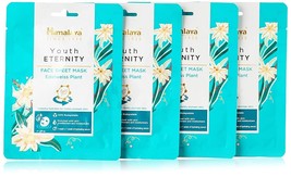 4 Pack X Himalaya Herbals Youth Eternity Face Sheet Mask Free Ship - £19.25 GBP