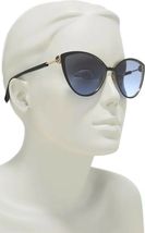 FENDI FF 0413/S 02M2 GB Black /Gold/Blue 60mm Cat Eye Sunglasses - £136.89 GBP
