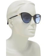 FENDI FF 0413/S 02M2 GB Black /Gold/Blue 60mm Cat Eye Sunglasses - £137.61 GBP