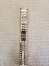 B&amp;R Inc Gold Stainless stretch band 1970s Vintage Watch Band Nos W125 - £43.17 GBP