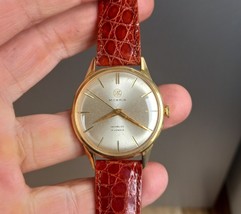 Vintage Moeris Dress Watch Gold Plaque Swiss 1950’s - $237.50