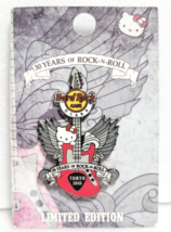 Hello Kitty HARD ROCK CAFE TOKYO 2013 Spilla 30 ANNI DI ROCK N ROLL LIMITED - $56.03