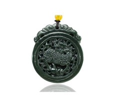 Free Shipping - good luck Natural green jadeite jade  pi yao charm fashion jade  - £20.44 GBP