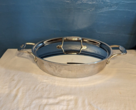 All-Clad d5 4qt 12&quot; Sauté Fry Pan With Lid, Double Handles All Clad EUC - £81.01 GBP