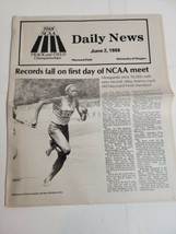 Vintage 1980s Track And Field Championships Daily News Hayward Field New... - $7.83