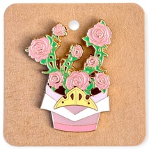 Sleeping Beauty Disney Loungefly Pin: Aurora Roses, Princess Plants - £15.85 GBP