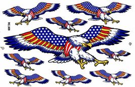 AU366 Eagle Flying US Scooter Sticker Decal Racing Tuning Size 27x18 cm/... - £3.11 GBP
