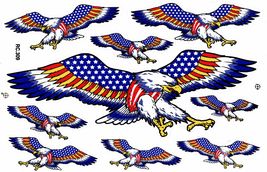 AU366 Eagle Flying US Scooter Sticker Decal Racing Tuning Size 27x18 cm/... - £2.98 GBP