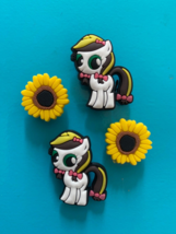 4 Flower Shoe Charm Button Plug Pin Accessories Compatible W/Croc - $9.99