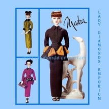 Vogue 7382 1950’s High Fashion Clothes for The Ashton Drake Madra Doll Hat Handb - £14.11 GBP