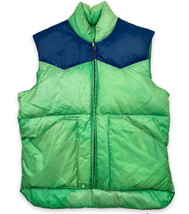 VTG Penfield Trailwear Down Puffy Vest Jacket Adult Sz Small Chartreuse ... - $24.25