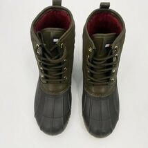 Tommy Hilfiger Rivas Quilted Duck Boot in Dark Green - Size 7M - €34,34 EUR