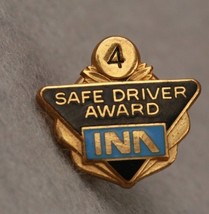 INA Insurance Company North America 4 Year Safe Driver Award Pin VTG - £9.59 GBP