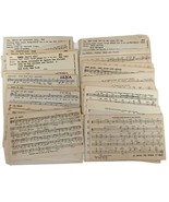 Vintage TUNE-DEX Professional Music Copyright Index Cards **110 Count** - £11.64 GBP