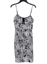 Mudd Women&#39;s Abstract Black, White &amp; Gray Print Sun Dress Size Small - £12.41 GBP