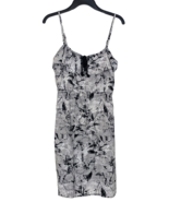 Mudd Women&#39;s Abstract Black, White &amp; Gray Print Sun Dress Size Small - £12.52 GBP