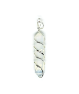 Opalite Pendant, Spiral Wrapped Crystal Pendant For Healing, Meditatioon... - £6.29 GBP