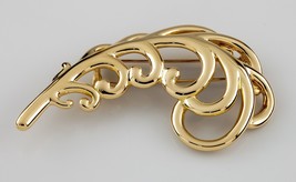 Tiffany &amp; Co. 1980 18k Yellow Gold Paloma Picasso Large Plume Brooch - £3,038.35 GBP