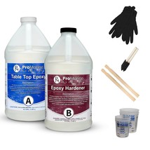 Pro Marine Supplies Crystal Clear Table Top Epoxy Resin (1-Gallon Kit) |,  - £65.67 GBP