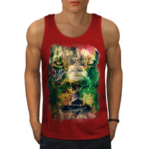 Wellcoda Lion Zion Cat Face Iron Mens Tank Top - $24.48+