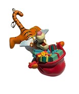 Disney Store Vintage 90s Angel Wing Tigger Ornament Santa Hat Christmas ... - $13.07 CAD