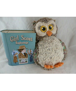 Little Brownie Bakers OWL 10 in Plush plus Girl Scout Tin 100 years souv... - £12.61 GBP