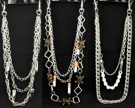 Hip Hop J EAN Chain Wallet Chain Key Holder MULTI-STYLES Men Women - $7.99