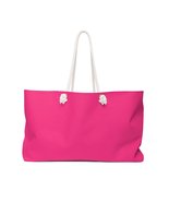 Tote Bags, Pink Weekender Tote Bag - £39.49 GBP