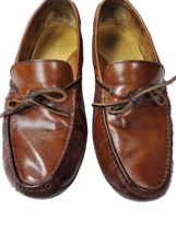 Cole Haan Shoes Mens 9M Grant Canoe Camp Slip-On Brown Driving Loafer C12125 - £20.92 GBP