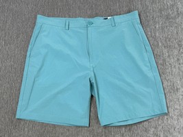 Vineyard Vines Shorts Mens 38 Teal Performance Breaker Stretch Golf Casual - $24.74