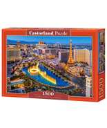 1500 Piece Jigsaw Puzzle, Fabulous Las Vegas, USA, Adult Puzzles, Castor... - £14.06 GBP+