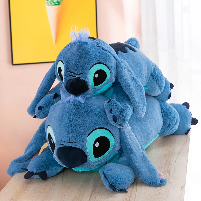 Disney 45/60/80cm Stitch Lying Plush Lilo&amp;Stitch Plush Film  Role Childs - £14.39 GBP