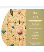 I Love Myself Grid Card 4x6&quot; Heavy Cardstock For Use with Healing Crysta... - $1.67