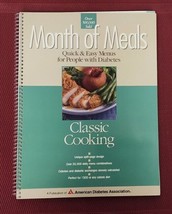 American Diabetes Association MONTH OF MEALS Quick Easy Menus CLASSIC CO... - £3.93 GBP