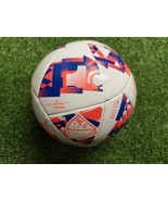 Unisex Size 4 White Red Blue Adidas MLS Club Replica Match Soccer Ball I... - £27.94 GBP