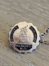 Old Sterling Soldier&#39;s Monument Milwaukee Wis Civil War Era Pin - £43.02 GBP