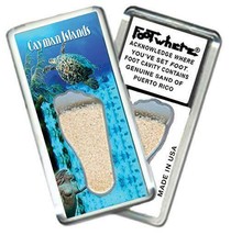 Cayman Islands FootWhere® Souvenir Magnet. Made in USA - £6.26 GBP