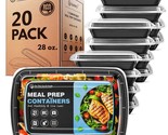 Meal Prep Container 1 Compartment - 20 Pack Extra-Thick Food Storage Con... - $29.99