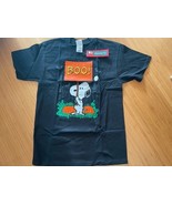 New Peanuts Snoopy &quot;Boo!&quot; M SizeT-Shirt HALLOWEEn - $110.15 CAD