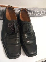 City Shoes Men Shoes Size 10 Black Leather Lace Up Smart Shoes EU 44 - $34.97